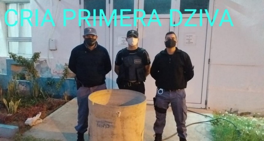 Villa &Aacute;ngela: EL PERSONAL POLICIAL RECUPERA UN TANQUE DE 300 Lts. Y EL PROPIETARIO HORAS DESPU&Eacute;S REALIZA LA DENUNCIA Y SE LO ENTREGAN