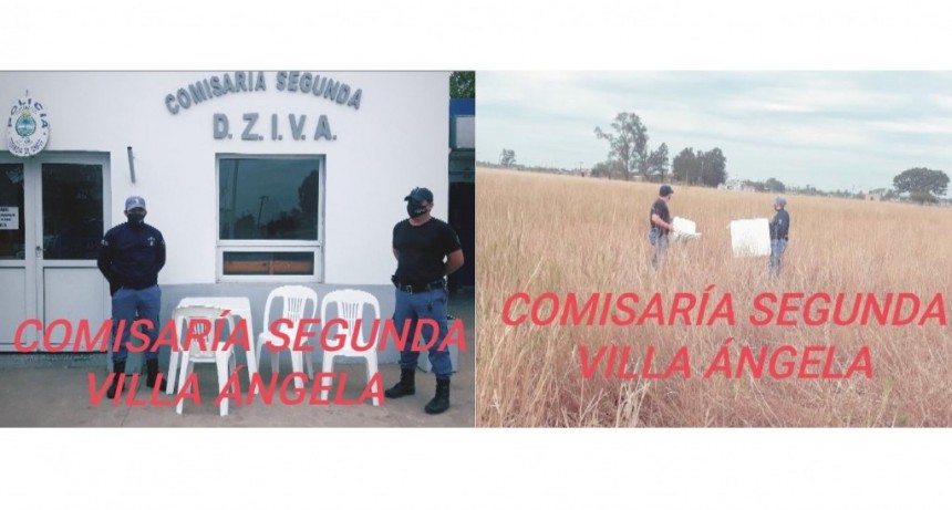Villa &Aacute;ngela: EL PERSONAL POLICIAL LOGRA EL RECUPERO DE LA TOTALIDAD DE ELEMENTOS ROBADOS.