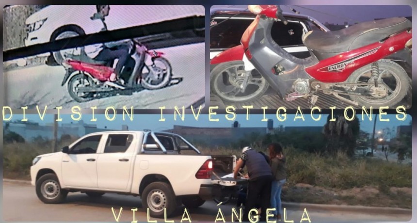 Villa &Aacute;ngela: RECUPERAN UN CELULAR ROBADO VIOLENTAMENTE A UNA MUJER EN PLENA CALLE, TAMBI&Eacute;N FUE DETENIDO EL AUTOR DEL HECHO