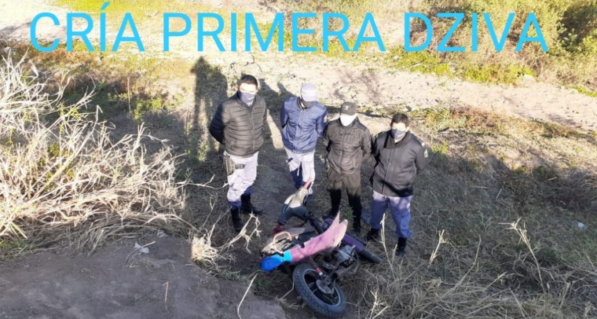 Villa &Aacute;ngela: TRAS ARDUAS TAREAS INVESTIGATIVAS, EL PERSONAL POLICIAL RECUPER&Oacute; UNA MOTO 