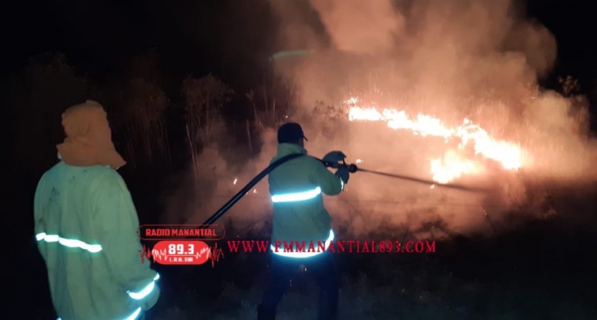 Villa &Aacute;ngela: UN INCENDIO DE PASTIZAL EN RUTA 95 AFECTO 9 KIL&Oacute;METROS DE BANQUINA.