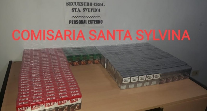 Santa Sylvina: DETUVIERON A DOS PERSONAS DE HERMOSO CAMPO VENDIENDO CIGARRILLOS ILEGALMENTE