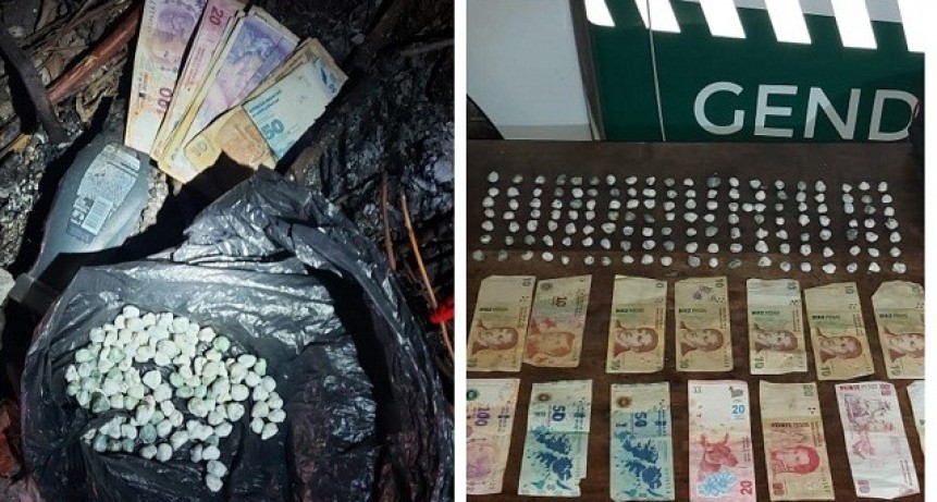 Los sospechosos se fugaron - San Mart&iacute;n: secuestraron m&aacute;s de 141 "bochitas" de marihuana en un operativo de Gendarmer&iacute;a Nacional