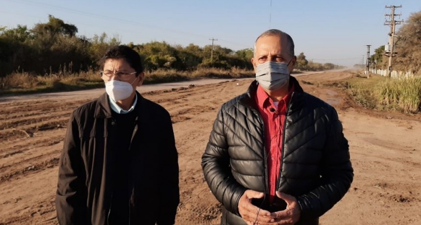 Villa &Aacute;ngela: EL INTENDENTE SUPERVIS&Oacute; LOS TRABAJOS DEL &Aacute;REA DE SERVICIOS P&Uacute;BLICOS