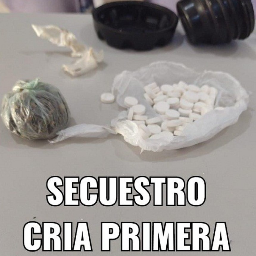 Villa &Aacute;ngela: Una Joven fue aprehendida tras llevar marihuana y pastillas a su hermano preso