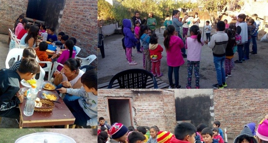 Villa &Aacute;ngela: Cruzada solidaria para seguir  brindando el almuerzo y la merienda a los Ni&ntilde;os