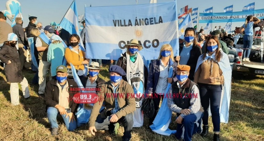 VILLANGELENSES PRESENTES EN LA MARCHA DEL CAMPO POR "LA PRODUCCI&Oacute;N, EL TRABAJO Y LA LIBERTAD" EN SAN NICOL&Aacute;S