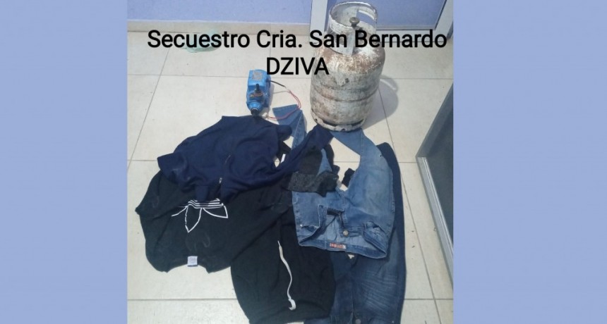 San Bernardo: DEMORAN A UN MENOR Y RECUPERAN LOS ELEMENTOS SUSTRA&Iacute;DOS A UN DOMICILIO