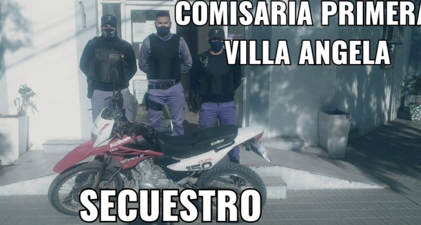 Villa &Aacute;ngela: EL PERSONAL POLICIAL RECUPERA UNA MOTO ROBADA EN LA MADRUGADA DEL MARTES