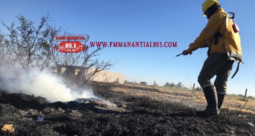 Villa &Aacute;ngela: LA DIVISI&Oacute;N DE BOMBEROS EXTINGUI&Oacute; UN INCENDIO QUE CONSUMI&Oacute; 5 MIL Mts.2 DE TERRENO