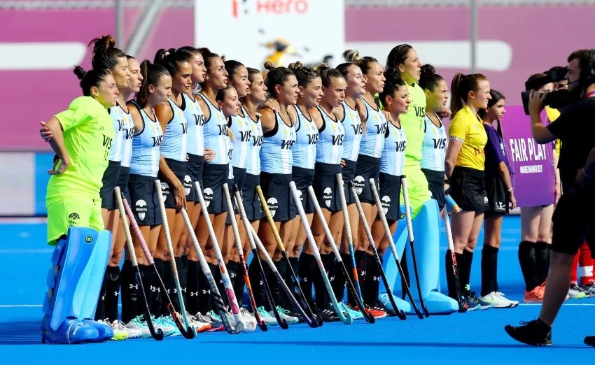 Las Leonas debutaron en el Mundial de hockey con una sólida goleada sobre Corea del Sur