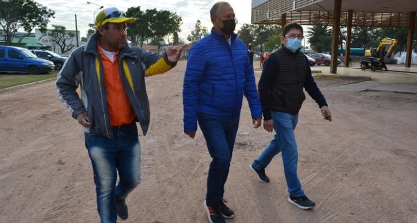 Villa &Aacute;ngela: PAPP VALOR&Oacute; EL INICIO DE LA OBRA PARA PAVIMENTAR LA TERMINAL DE &Oacute;MNIBUS DE VILLA &Aacute;NGELA