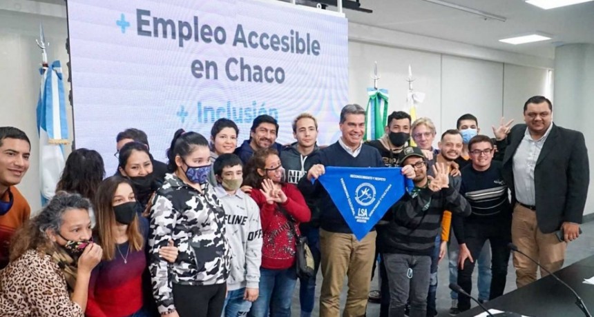 Capitanich present&oacute; el Programa de financiamiento para la contrataci&oacute;n de personas con discapacidad