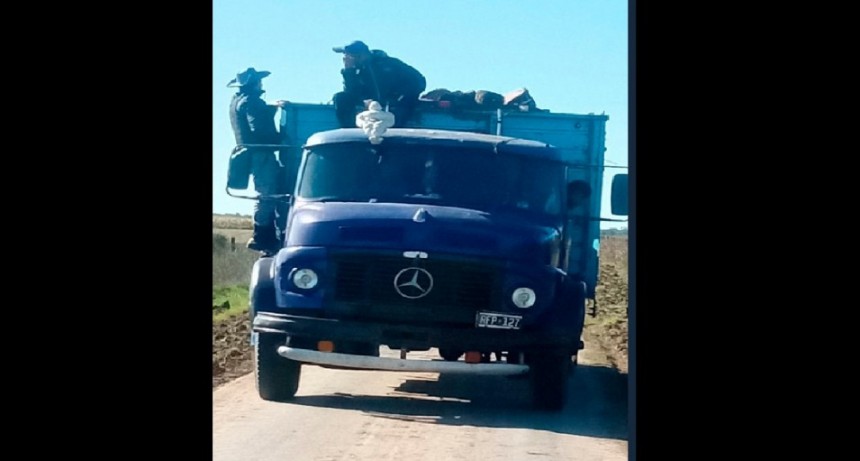 La Tigra: POLIC&Iacute;A RURAL DETUVO A UN CAMI&Oacute;N QUE TRANSPORTABA LE&Ntilde;A SIN GU&Iacute;A FORESTAL