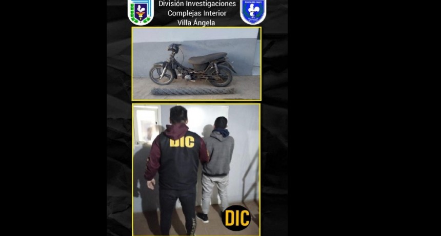 Villa &Aacute;ngela: SU EX PAREJA LE ROB&Oacute; UN TEJIDO Y LA MOTO DE SU PROPIA CASA| EN ESA MISMA DENUNCIA FUE ACUSADO DE VIOLENCIA DE G&Eacute;NERO