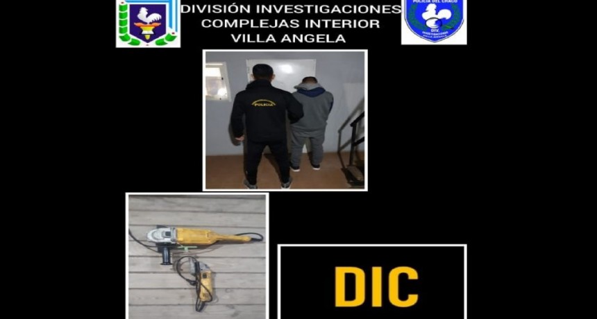 Villa &Aacute;ngela: INVESTIGACIONES COMPLEJAS DE LA CIUDAD LOGR&Oacute; RECUPERAR VARIAS HERRAMIENTAS ROBADAS EL S&Aacute;BADO PASADO 