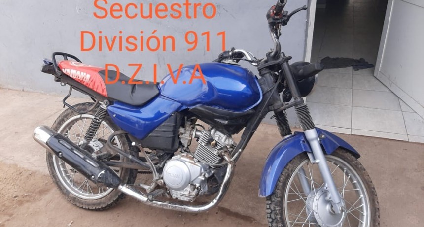 Villa &Aacute;ngela: DEJARON UNA MOTOCICLETA ABANDONADA
