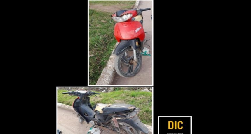 Villa &Aacute;ngela: PERSONAL POLICIAL SECUESTR&Oacute; UNA MOTO CONDUCIDA SIN LA DOCUMENTACI&Oacute;N NECESARIA QUE SER&Iacute;A ROBADA