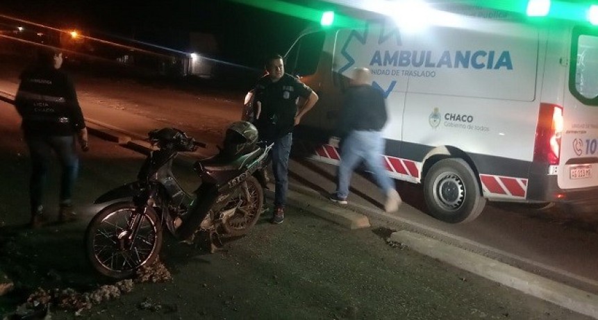 Villa &Aacute;ngela: UN JOVEN RESULT&Oacute; LESIONADO TRAS PERDER EL CONTROL DE SU MOTOCICLETA