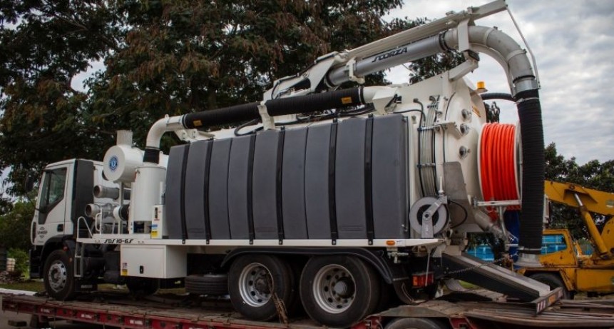 SAMEEP SUM&Oacute; UN NUEVO CAMI&Oacute;N DESOBSTRUCTOR PARA TRABAJOS DE SANEAMIENTO