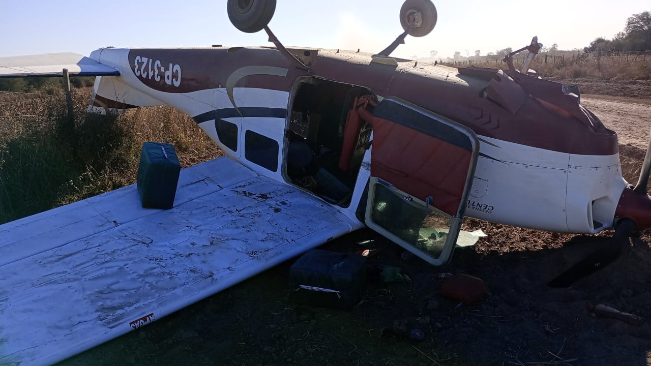 La Polic&iacute;a del Chaco investiga la ca&iacute;da de una avioneta en la zona de Avia Terai