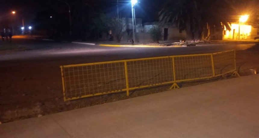Villa &Aacute;ngela: UNA JOVEN  DE 30 A&Ntilde;OS PERDI&Oacute; EL CONTROL DE SU RODADO Y CHOC&Oacute; UNA VALLA