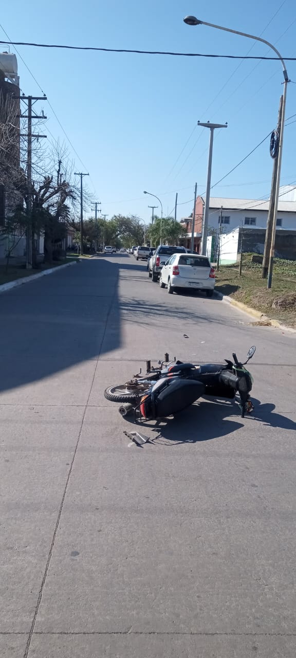 Villa Angela: ACCIDENTE DE TRANSITO: UNA MUJER LESIONADA