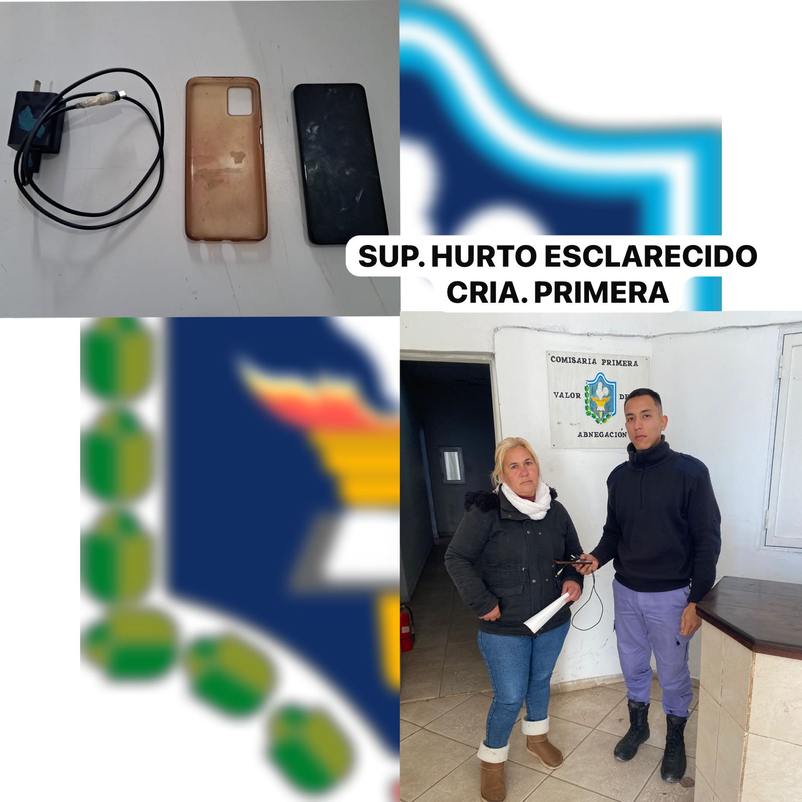 VILLA ÁNGELA: LE ROBARON EL CELULAR DE SU DOMICILIO Y LA POLICÍA LO RECUPERÓ 