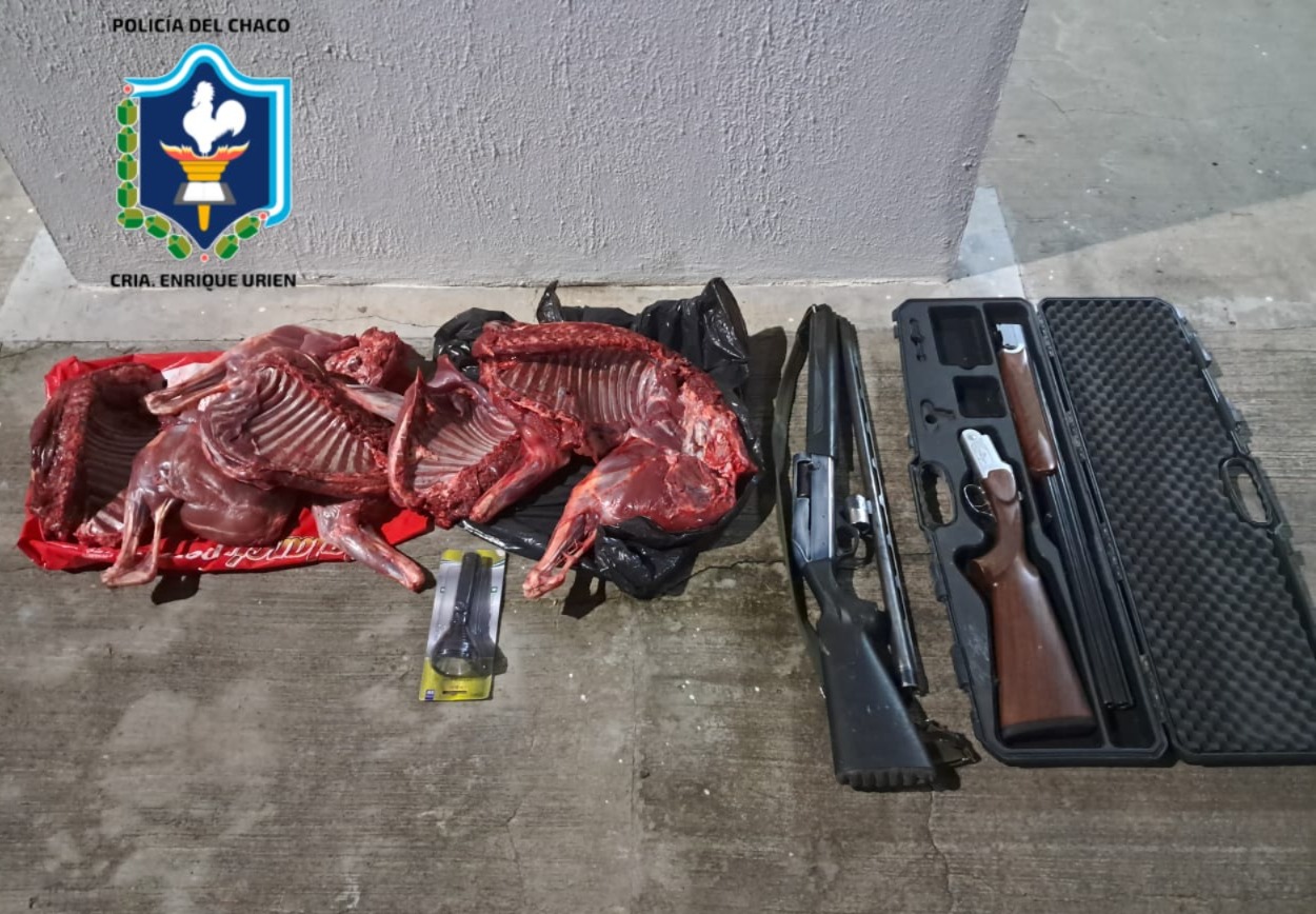 ENRIQUE URIEN: POLICÍA DECOMISÓ ANIMALES SILVESTRES FAENADOS