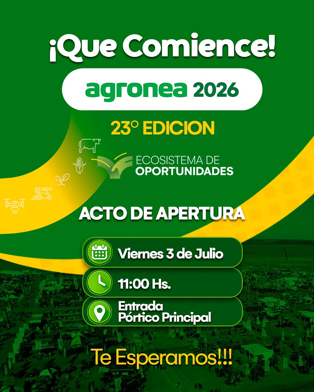 AGRONEA 2026 SER&Aacute; LA EDICI&Oacute;N M&Aacute;S GRANDE DE SU HISTORIA Y ESPERA MILES DE VISITANTES