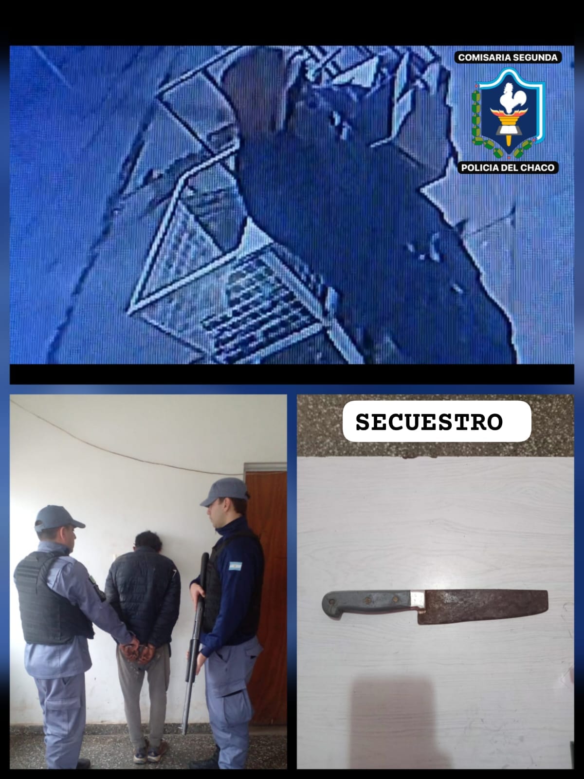 DETUVIERON AL PRESUNTO AUTOR DE UN INTENTO DE ROBO EN UNA VERDULERA DE VILLA &Aacute;NGELA