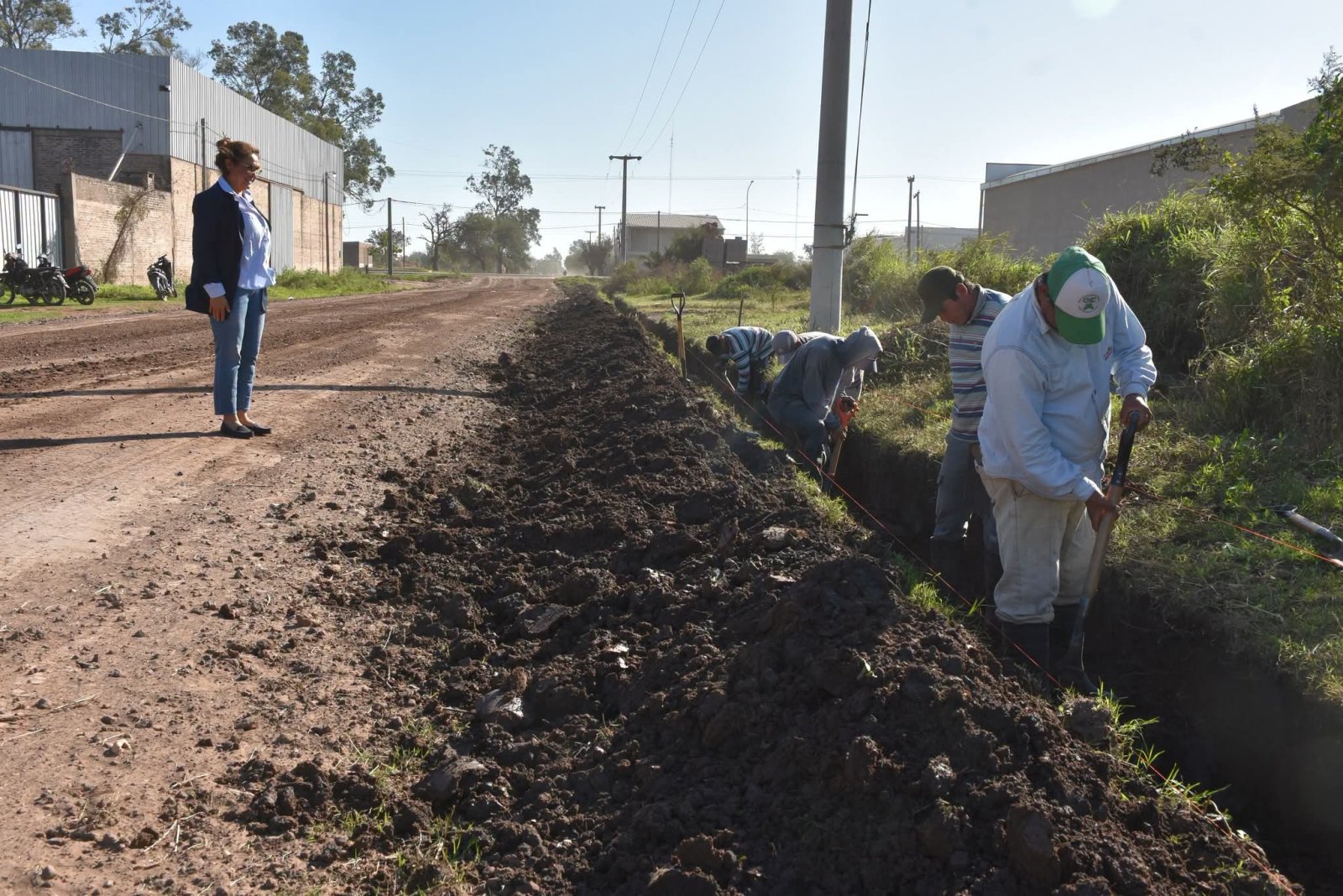 DOLORES GARC&Iacute;A DESTAC&Oacute; LOS TRABAJOS QUE SE REALIZAN EN LA CALLE JOAQU&Iacute;N V. GONZ&Aacute;LEZ