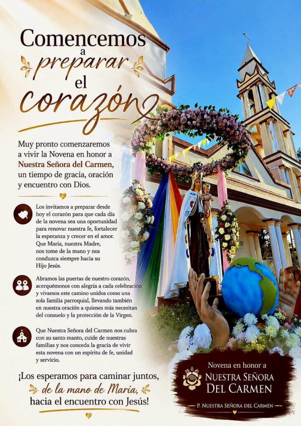 VILLA BERTHET: COMIENZA LA CUENTA REGRESIVA PARA LA FIESTA PATRONAL DE NUESTRA SE&Ntilde;ORA DEL CARMEN