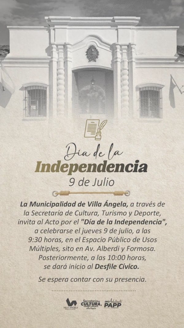 VILLA &Aacute;NGELA SE PREPARA PARA EL ACTO Y DESFILE DEL 9 DE JULIO CON M&Aacute;S DE 5.000 PARTICIPANTES