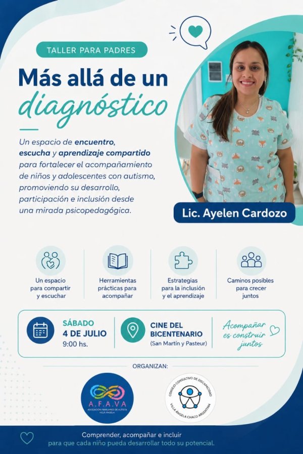 AFAVA INVITA A UNA CHARLA GRATUITA PARA FAMILIAS DE PERSONAS CON AUTISMO Y DESTACA EL AVANCE DE SUS ACCIONES DE INCLUSI&Oacute;N