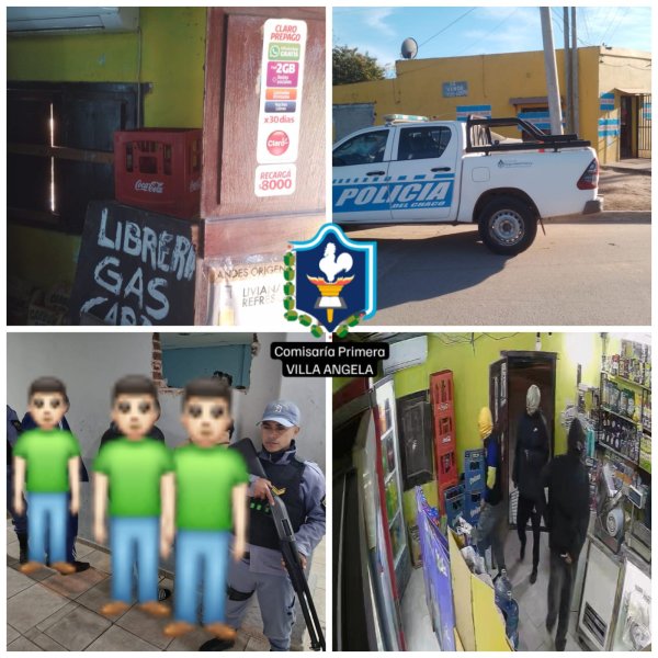 VILLA &Aacute;NGELA: ESCLARECIERON EL ROBO A UN MAXIKIOSCO E IDENTIFICARON A LOS PRESUNTOS AUTORES