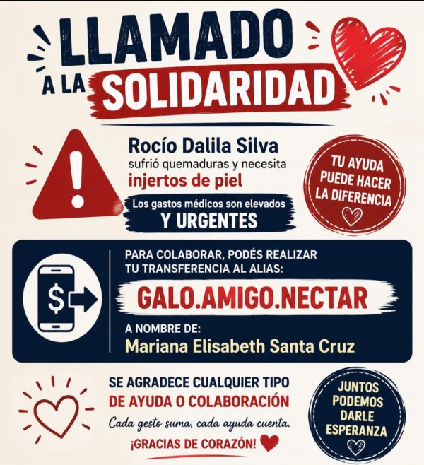 PIDE AYUDA PARA COSTEAR LOS TRASLADOS DE SU HIJA A RESISTENCIA MIENTRAS SU HIJO PERMANECE INTERNADO EN TERAPIA INTENSIVA