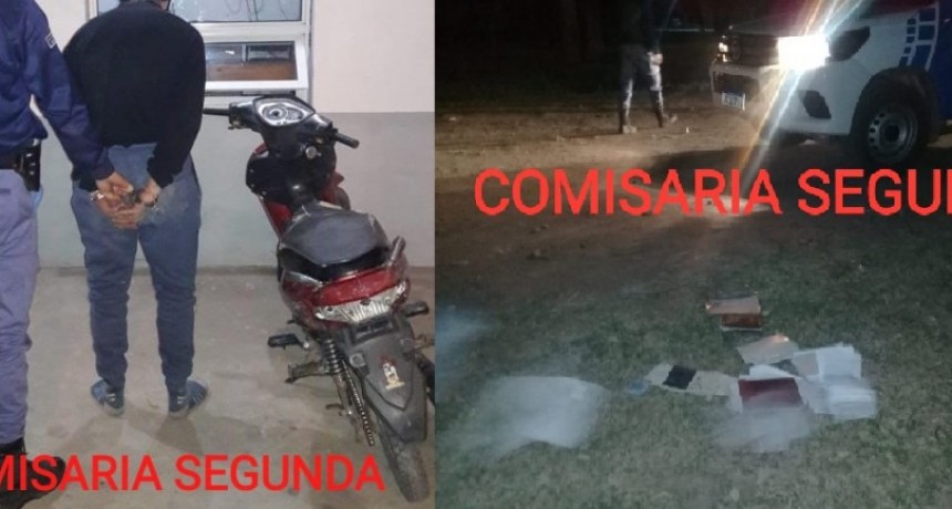 Villa &Aacute;ngela: DOS DELINCUENTES INGRESARON A UNA VIVIENDA Y ROBARON DOCUMENTACI&Oacute;N DE UN VEH&Iacute;CULO, UNO DE ELLOS FUE DETENIDO