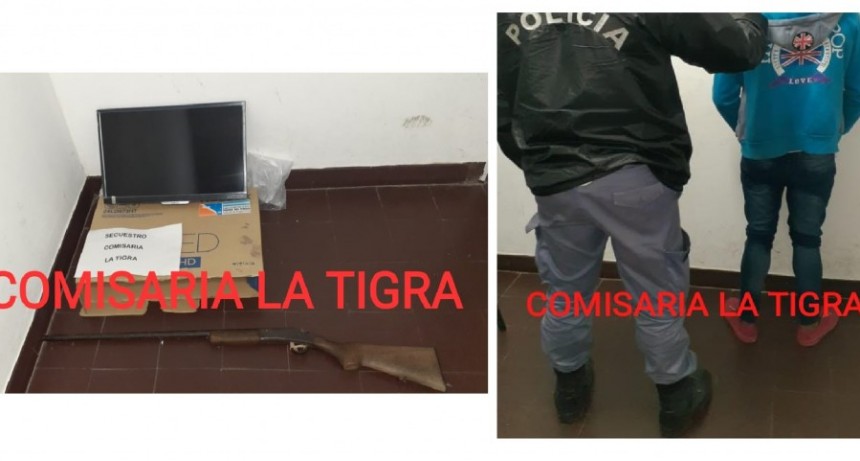 La Tigra: DETIENEN A "POMELO" Y RECUPERAN ELEMENTOS ROBADOS, A&Uacute;N SE BUSCA A UN SEGUNDO AUTOR