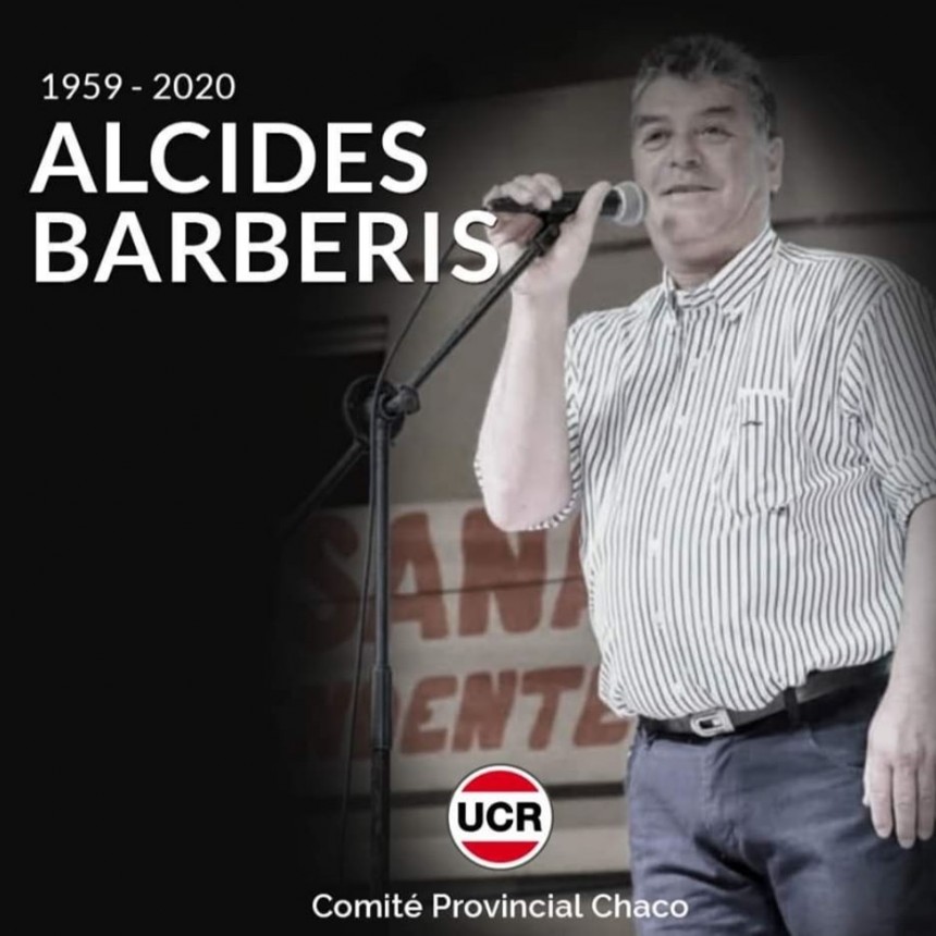 Santa Sylvina: FALLECI&Oacute; ALCIDES &ldquo;NONO&rdquo; BARBERIS, PRESIDENTE DE CONCEJO DEL MUNICIPIO DE LA LOCALIDAD