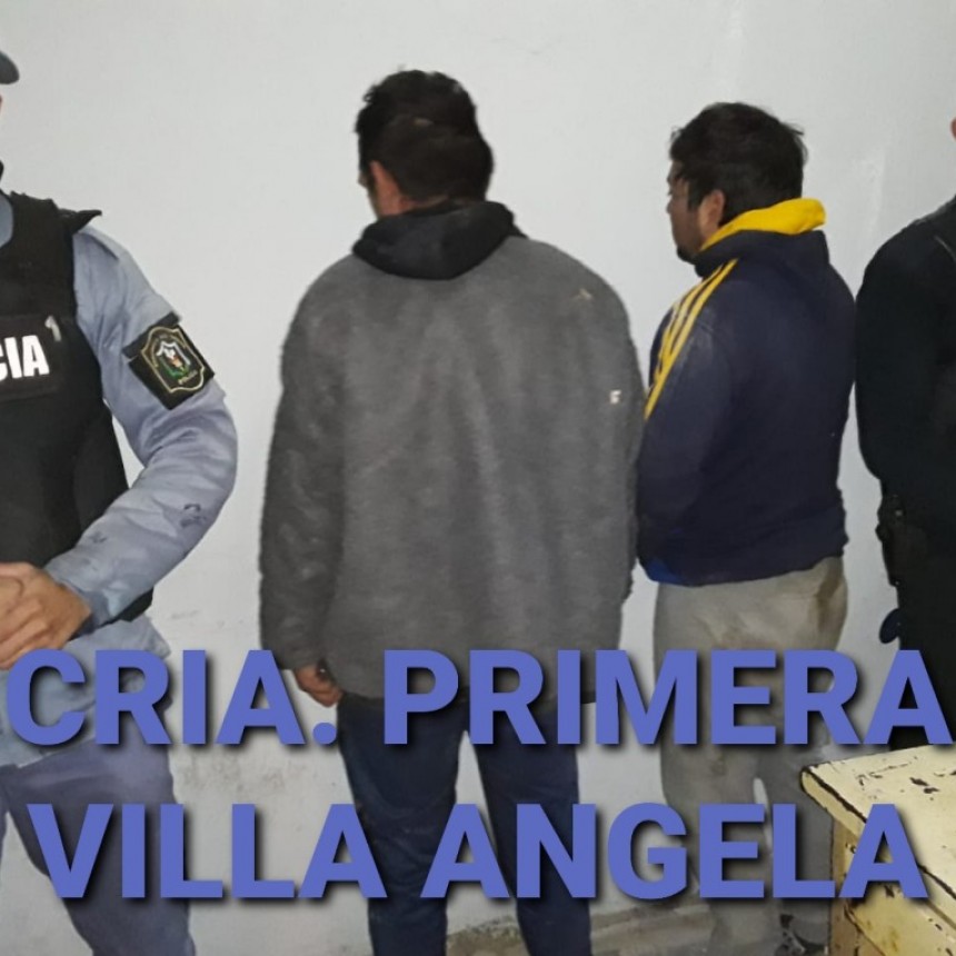 Villa &Aacute;ngela: DETUVIERON A DOS DELINCUENTES QUE INTENTARON INGRESAR A UNA VIVIENDA | "ABR&Iacute; LA PUERTA O TE LA REVIENTO", GRITABAN A LA MORADORA