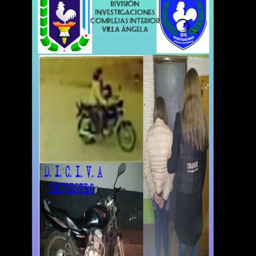Villa &Aacute;ngela: UNA JOVEN ES DETENIDA LUEGO DE HUIR DE UN ACCIDENTE DE TR&Aacute;NSITO QUE DEJ&Oacute; LESIONADA A UNA MUJER DE 70 A&Ntilde;OS