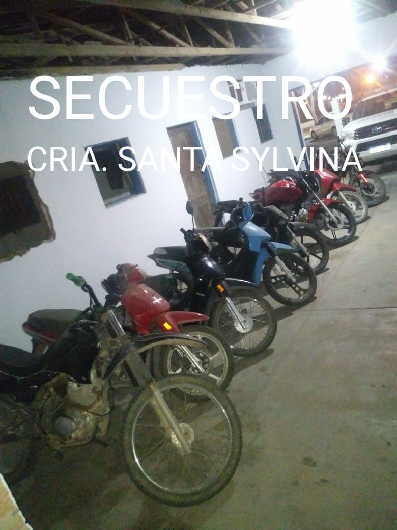 Santa Sylvina: 14 ACTAS DE INFRACCI&Oacute;N Y 10 MOTOS SECUESTRADAS RESULTARON DEL OPERATIVO DE SEGURIDAD