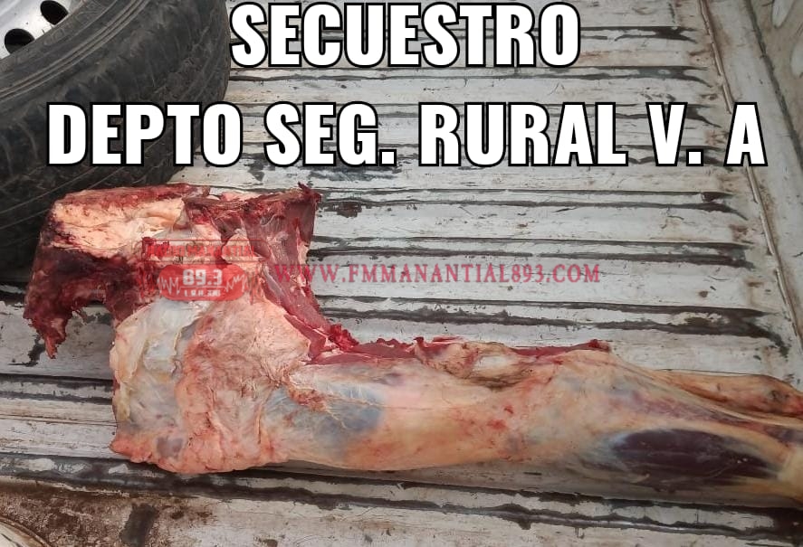 Villa &Aacute;ngela: SECUESTRAN 10 KG DE CARNE DE DUDOSA PROCEDENCIA