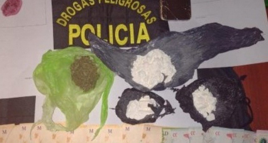 Allanaron un b&uacute;nker de venta de droga en S&aacute;enz Pe&ntilde;a y secuestraron m&aacute;s de 100 gramos de coca&iacute;na