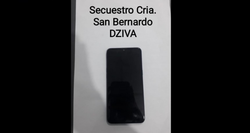 San Bernardo: ENTRARO AL PATIO DE SU CASA Y LE ROB&Oacute; EL CELULAR A SU HIJA DE 10 A&Ntilde;OS | EL PERSONAL LOGR&Oacute; EL RECUPERO DEL ARTEFACTO