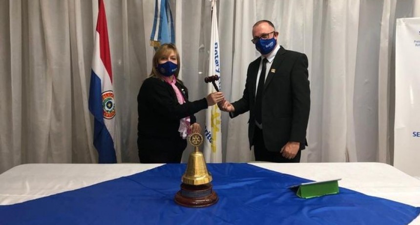 LA NUEVA PRESIDENTE DEL ROTARY CLUB VILLA &Aacute;NGELA, ALICIA TOMAZUK, INVITA A LA COMUNIDAD A SUMARSE BAJO EL LEMA "SERVIR PARA CAMBIAR VIDAS"