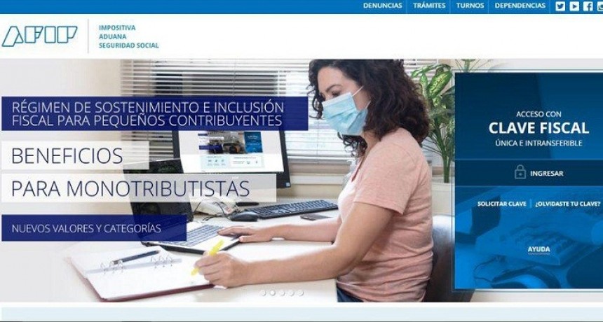 Monotributo: la AFIP habilit&oacute; la adhesi&oacute;n a la moratoria, en hasta 60 cuotas