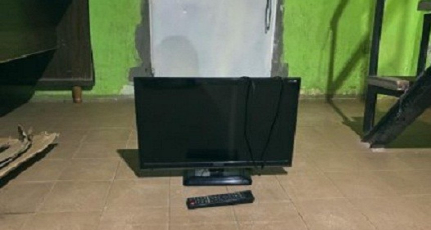 Villa &Aacute;ngela: Un Menor fue Demorado por la Sustracci&oacute;n de una Tele 