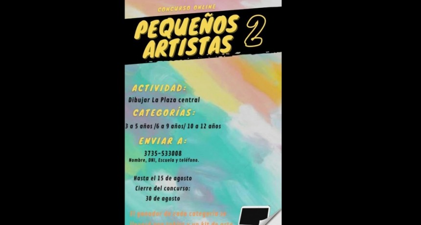 Villa &Aacute;ngela: EL MUNICIPIO INVITA A PARTICIPAR DEL CONCURSO DE ARTE "PEQUE&Ntilde;OS ARTISTAS II"